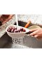 Small Sieve with Foldable Handle, Kitchen Sieve for Small Vegetables, Fruit & Berries, Space-Saving - 3