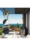 Outdoor hanging chair cover, 210D Oxford cloth, waterproof, UV resistant, and cold-resistant, with zipper, 190x115 cm. - 4