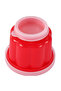 Six-piece pudding mold with red ice cubes - 2