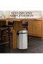 Stainless Steel Commercial Trash Can 65L 1PCS PP New ABS New 410/430 Matte Finish - Stylish, Practical, High Quality, Affordable - 5