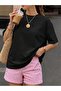 100% Cotton Oversize Fit Crew Neck T-Shirt - 2