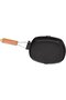 Square non-stick grill pan with folding handle – Ideal for steak and bacon (24x24 cm) - 4