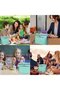 Large 10-liter square insulated lunch bag, reusable leak-proof lunch box, suitable for adults (green). - 3