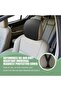 Car Safety Seat Headrest Cover - Washable Elastic & Oil-Resistant Protector Pad (Black) - 4