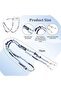 Eyeglasses Chain - Anti - Loss Eyeglasses Strap - Two - pc Set - Adjustable Beaded Cord - Decorative Eyeglasses Chain - for Eyeglasses, Face... - 2