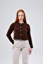 Women's Premium Regular Fit Crew Neck Soft Textured Cardigan with Pockets