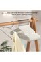 10-pack - Clothes Hangers - Rubber and metal hangers, non-slip, space-saving, with grooves for secure hanging of clothes - White - 5