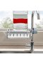 Kitchen faucet storage rack, kitchen sink storage rack, multi-functional rust-proof sponge rack, soap dish, sink brush with drip tray (silver). - 4