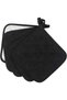 A set of 5 heat-resistant mats, including silver-coated square placemats for heat-resistant gloves, anti-scalding food mats - 2