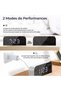 Digital Morning Alarm Clock with Mirror and USB Charging Ports for Bedroom | 12/24 Hour | 2 Brightness Levels - 3