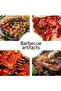 BBQ Utensils - 9-Piece Set - Stainless Steel - Medium 38cm - Essential for BBQ - 4