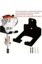 Two-piece wall-mounted lawnmower/brush cutter bracket set, garden tool rack, brush cutter stand - 2