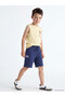 Two Mt Shop Quality Lcw Kids İndigo 2 Thread Printed Standard & Regular Boys' Shorts - 2
