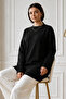 Knitwear Tunic R7183 Black - 2