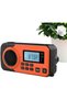 Solar-powered radio, outdoor AM/FM radio, waterproof, with flashlight, portable, for travel - 5