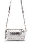 Trok Detailed Chain Strap Women's Crossbody Bag Romeo Silver Patent Leather - 3