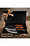 3-Piece Kitchen Knife Set with Gift Box, Hammered Butcher Cleaver & Chef Cooking Knives for Home Kitchen & Restaurant Prep, Ergonomic Culinary Tools for Home Cooks, Chefs & Culinary Enthusiasts - 2