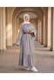 Linen Zanar Straw Fabric Dress - 7