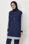 Shirt Collar Sweatshirt Tunic 46714 - 2