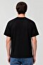Men Crew Neck Short Sleeve Embroidered Logo T-Shirt, Black - 3