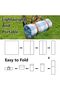 Extra-large picnic blanket, 200cm x 200cm, waterproof and foldable, with carrying straps, suitable for beach, camping, and lawn use - striped color. - 2