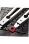 304 anti-burn clip bread clip silicone spatulas bread barbecue barbecue tongs barbecue clip bbq clip food press Fashion BBQ food steak food clip, red - 4