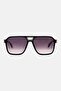 Women SJC036 Square Sunglasses, Black