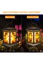 IP65 waterproof outdoor solar light with realistic flame effect, on/off switch and 2 lighting modes. - 4