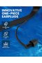 3-Piece Swimming Goggle Set Anti-Fog UV Protection 180 Clear Vision Integrated Earplugs Nose Clip Adults Men Women Teens - 4