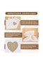 Pack Of 30 Heart-Shaped Linen Bags 10x14cm Suitable For Weddings Candy Gifts Baptisms Birthdays Christmas White - 3