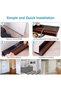 Door gap windproof strip, single - sided windproof strip, sound insulation, prevents cold air and insects from entering, maintains the temperature... - 5