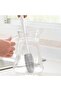 Food-Grade Silicone Baby Bottle Cleaning Brush with Long Handle, Cup & Mug Cleaner with No Dead Corners (28 x 3 x 7 cm, Grey-White) - 2
