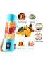 Portable Blender - Blender - Milkshake Maker - Mixer - Mini Blender - USB Rechargeable Blender - Rechargeable Mini Blender - 4 Blades - Milkshake... - 6
