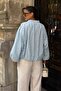 Women's Scallop Embroidered Blouse Jacket - 8