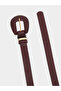 Burgundy Slim Belt - 3