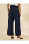Women Dark Blue High Rise Wide Leg Jeans - 3