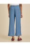 Senior Girls Blue Floral Embroidered Denim Jeans - 3