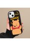 Realme 12 Lite Compatible Case Camera Protector Black Silicone Couple Phone Case with Bear Pattern - 6