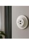 Flush Mount Porcelain Retro USB Socket Set of 2 White