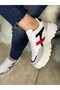 Daily Women's Sneaker Thick High Sole Lace Up Comfortable Tiger Stripe Sports Shoes 032 - 7