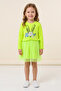 Girl's Dress Floral Stones - 2