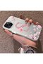 iPhone 14 Compatible Silicone Edge Hard Back Case Couple Phone Case with Letter S Pattern - 2