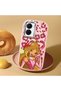 Vivo Y16/Y02S Compatible Shock-Absorbing Camera Protected Pink Silicone Case - 2