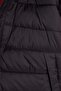 Men's Relax Fit Comfortable Cut Hooded Double Pocket Black Puffer Vest - 5
