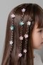 Zircon Stone Colorful Flower Figured Hair Accessory Hair Clip 10 Pack - 5