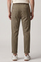 Textured Slim Fit Pants with Drawstring Waist - 4