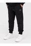H&C Cool Boy Boys' Black Hooded Tracksuit Set Orange Lace-Up Casual Sports Set with Kangaroo Pockets - 5