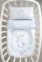 Mother's Side Duvet Cover Set (60X100) - Noble Series - Blue - Letter g