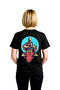 Women's Meditation Figure Printed T-Shirt Spiritual Design Relaxed Fit Casual Wear Modern Stylish Comfortable