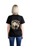 Ice Cream Holding a Red Hat Octopus Printed Women's T-Shirt